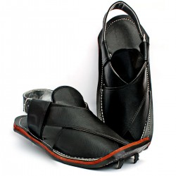 Brown Stitched Design Stylish Peshawari Sandal AK-5024